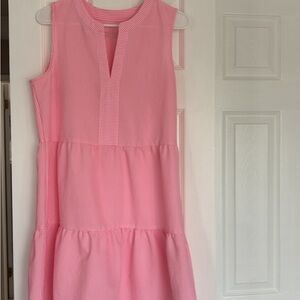 Pink Sleeveless Vineyard Vines Dress